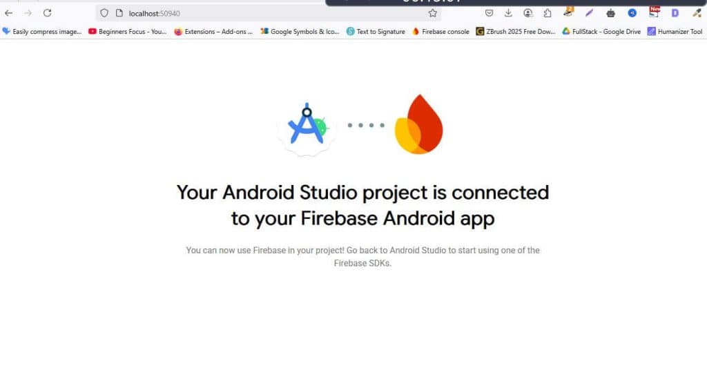 How to Create Android App - Firebase Successfully connected