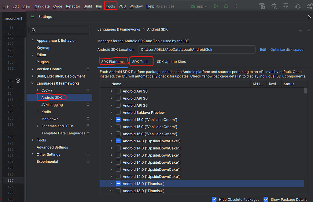 android studio setup for beginners