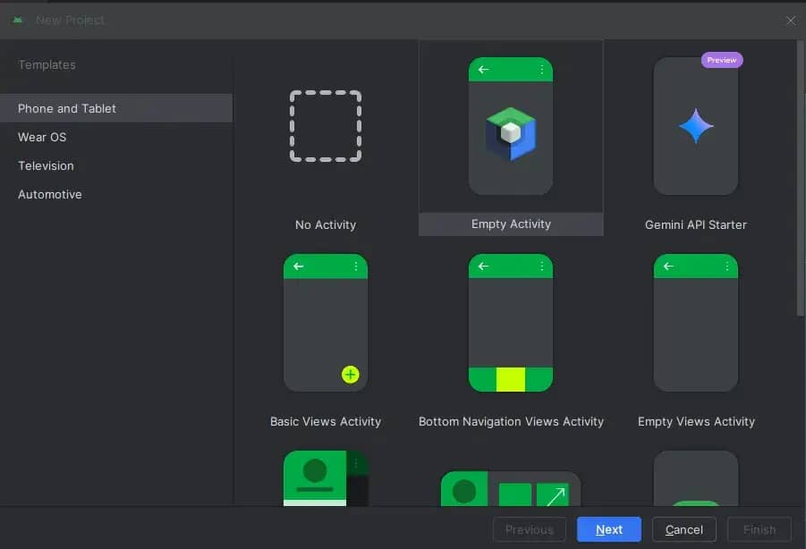 Create Signup Screen Layout - start page image